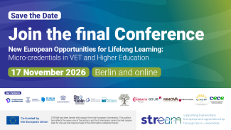 Save the date - STREAM final conference banner